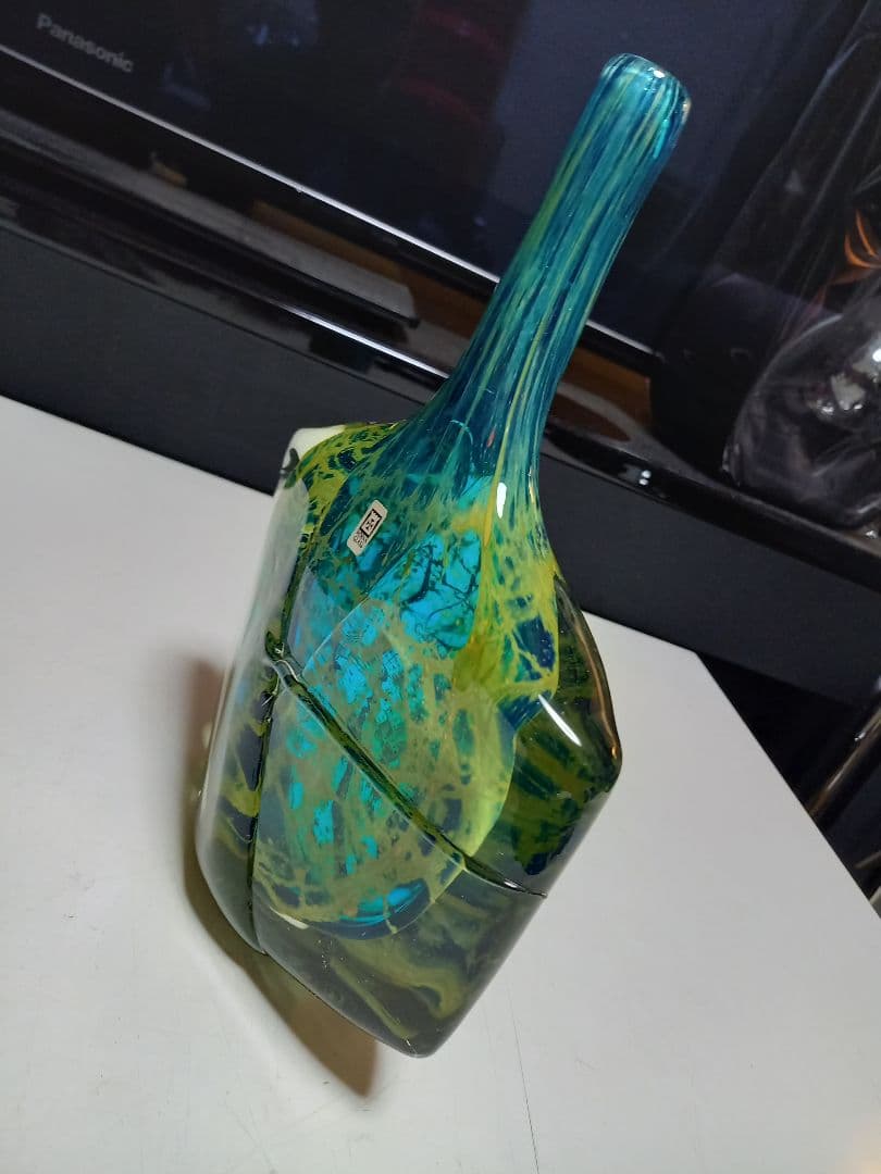 1984年　イムディーナ　グラス　マルタ島　　ミッシェル　ハリス　サイン入