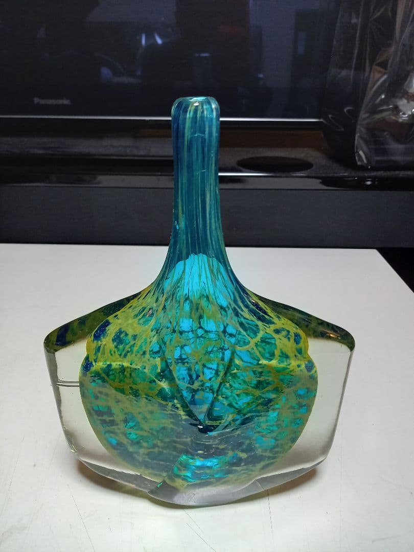 1984年　イムディーナ　グラス　マルタ島　　ミッシェル　ハリス　サイン入