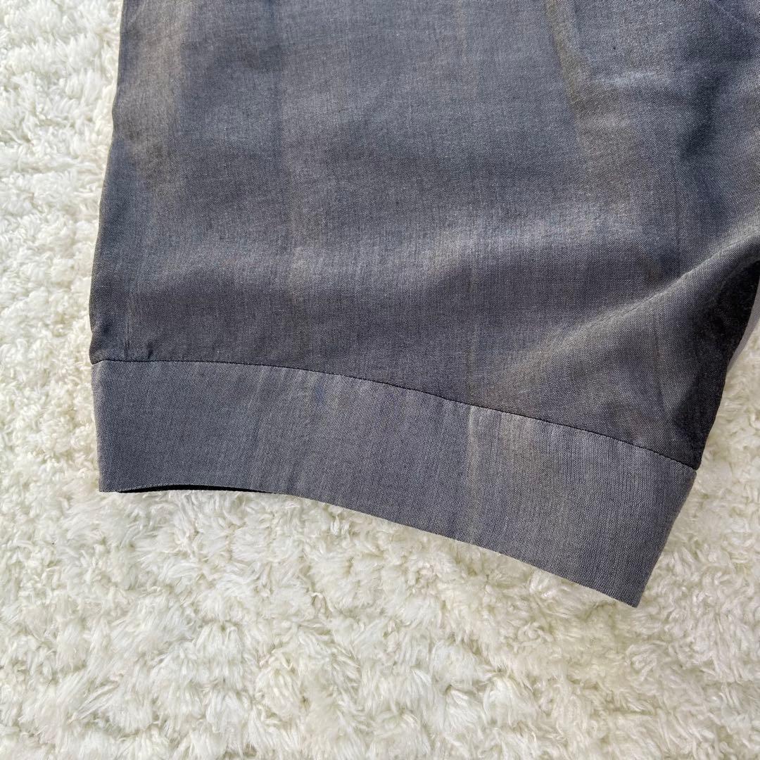 美品✨芽風 センソユニコ サルエルパンツ バルーン クロップド 春夏 黒グレー