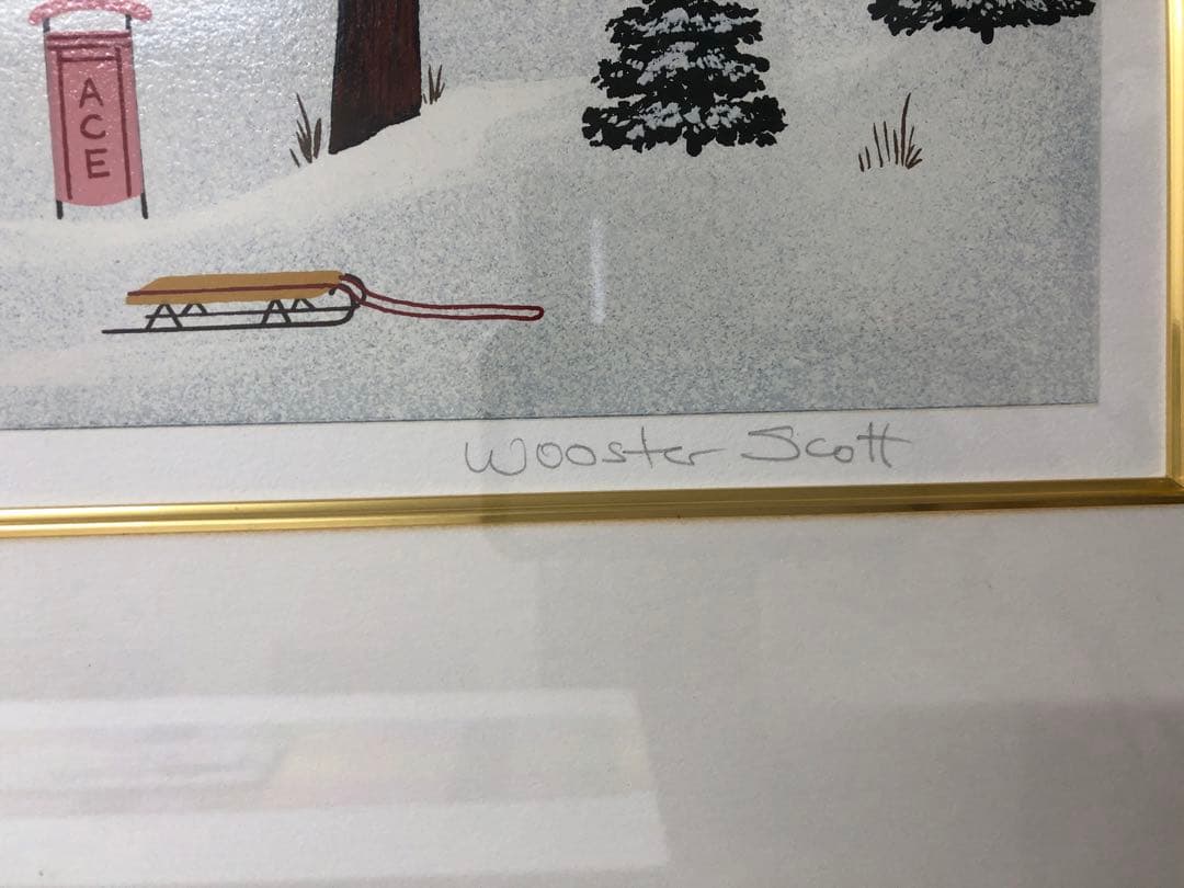 ジェーン・ウースター・スコット Jane Wooster Scott リトグラフ