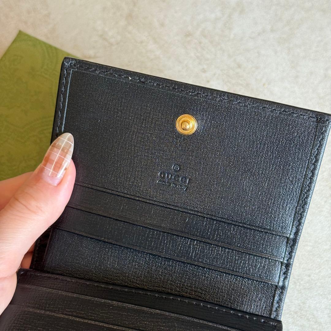 GUCCI グッチ マーモント 二つ折り財布