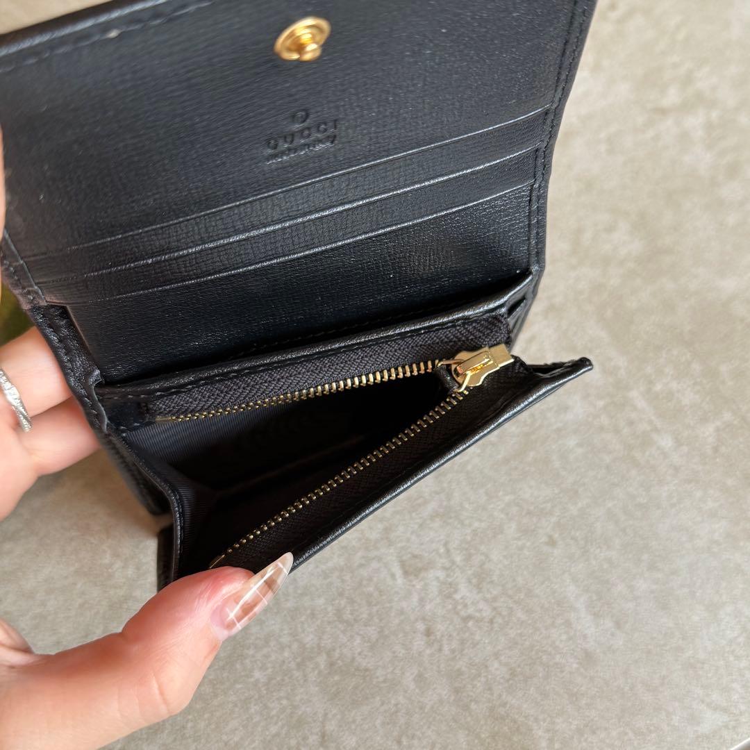 GUCCI グッチ マーモント 二つ折り財布