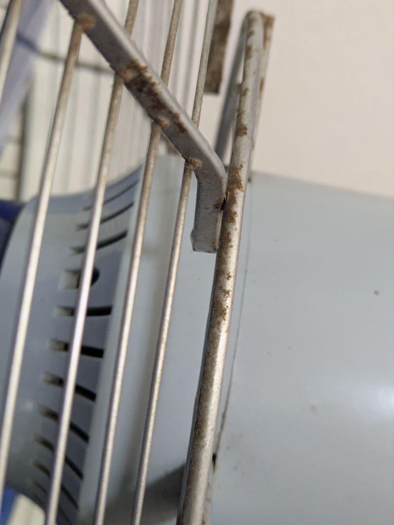 ナショナル F-35VH 大型扇風機 青色 スタンド型扇風機 3枚羽根