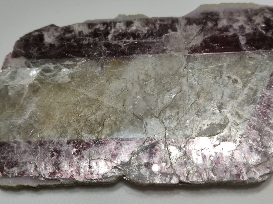 パワーストーン　バイカラーリチア雲母　レピドライト　天然石　69g　N.227