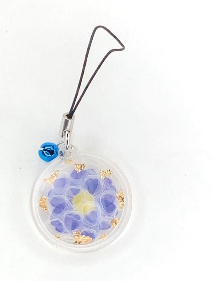 福招鈴✨パープル✨蛇の抜け殻✨第6チャクラ✨白蛇のお守り【天赦日ご祈祷済】紫AA