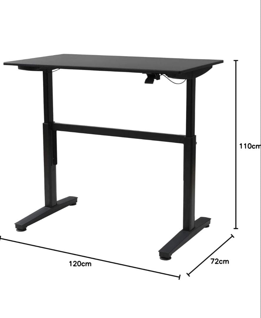 昇降デスク　山善