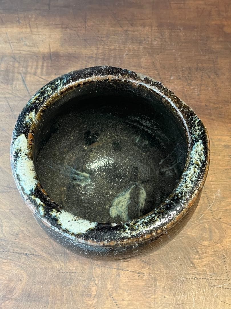 仙台　堤焼き　小壺　④ 古民具　古雑貨　アンティーク