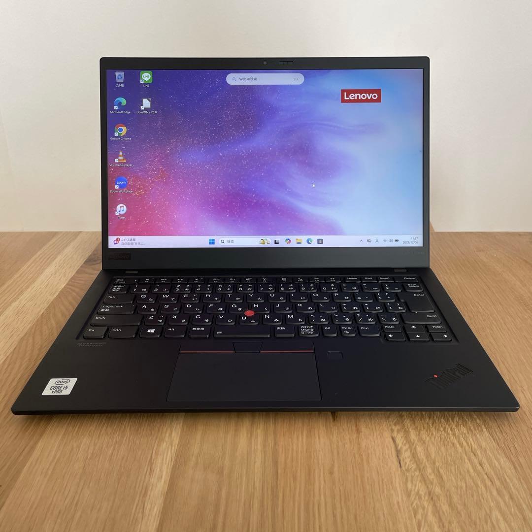 【美品】Lenovo X1 carbon gen8 第10世代i5 SSD256