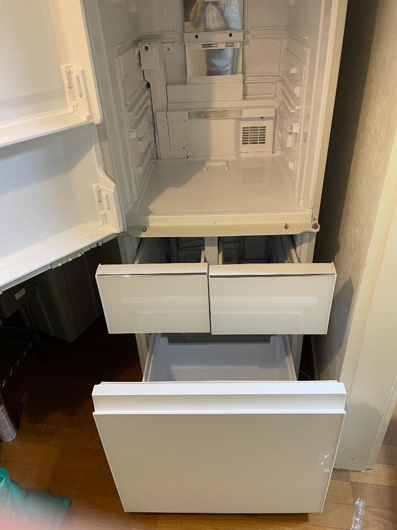 SHARP 4ドア冷蔵庫 2019年購入 412L SJ-GT42E-W 美品