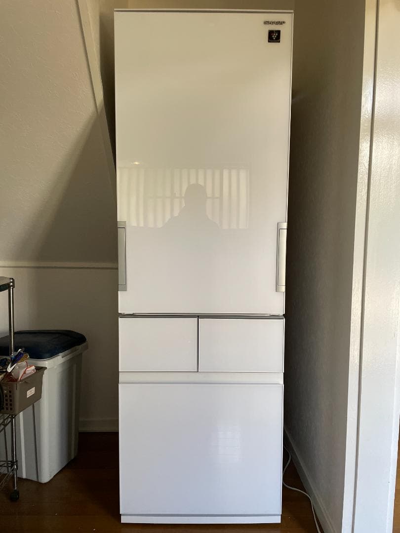 SHARP 4ドア冷蔵庫 2019年購入 412L SJ-GT42E-W 美品