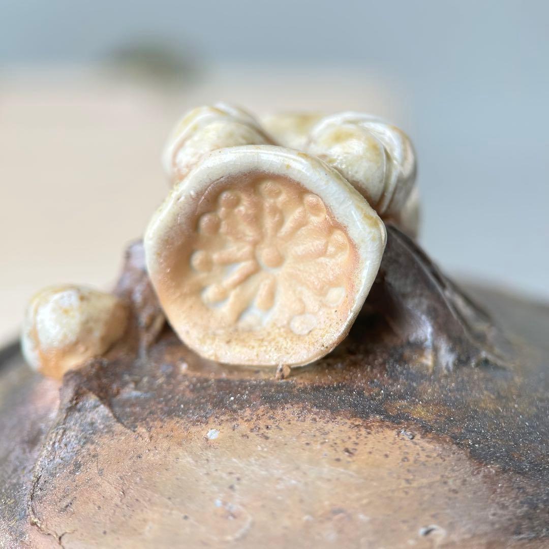 石田安弘 備前焼梅宝瓶 般若心经 人気作者 急須 共箱 共布 茶注 煎茶 茶道具