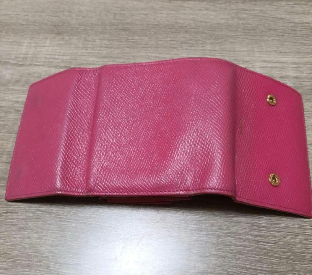 CELINE ピンク 三つ折り財布　証明書付き