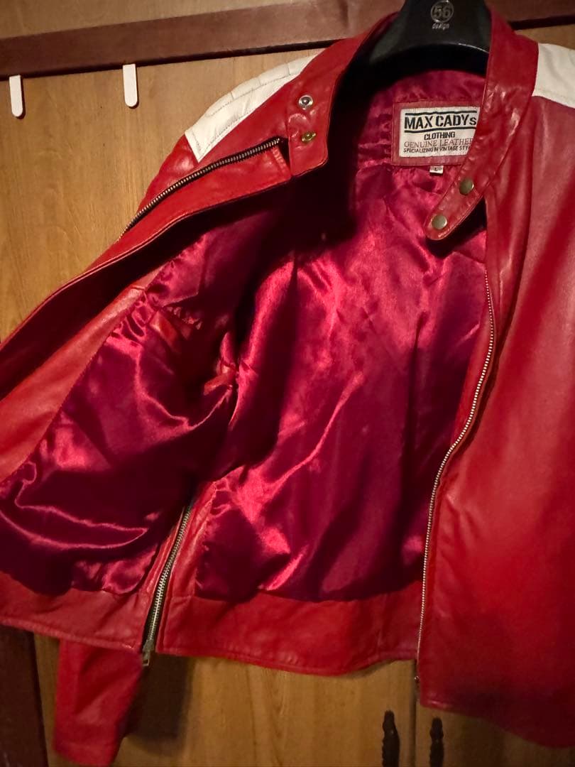 大*d様 レザー シングルライダースジャケット ファイトクラブ・メイヘム