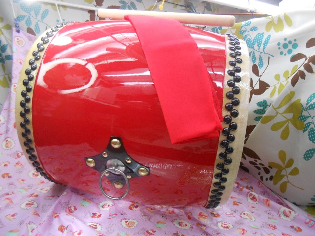 一点限定N現品販売(送料無料)33.500円 大太鼓44cm サージ/モス布付き