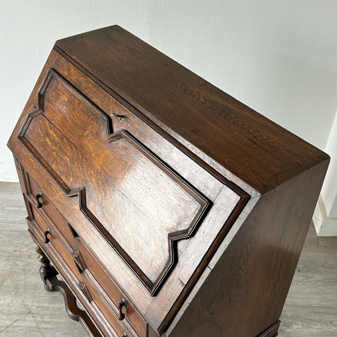 イギリス アンティーク 家具 ライティング ビューロー 英国 チェスト 530A
