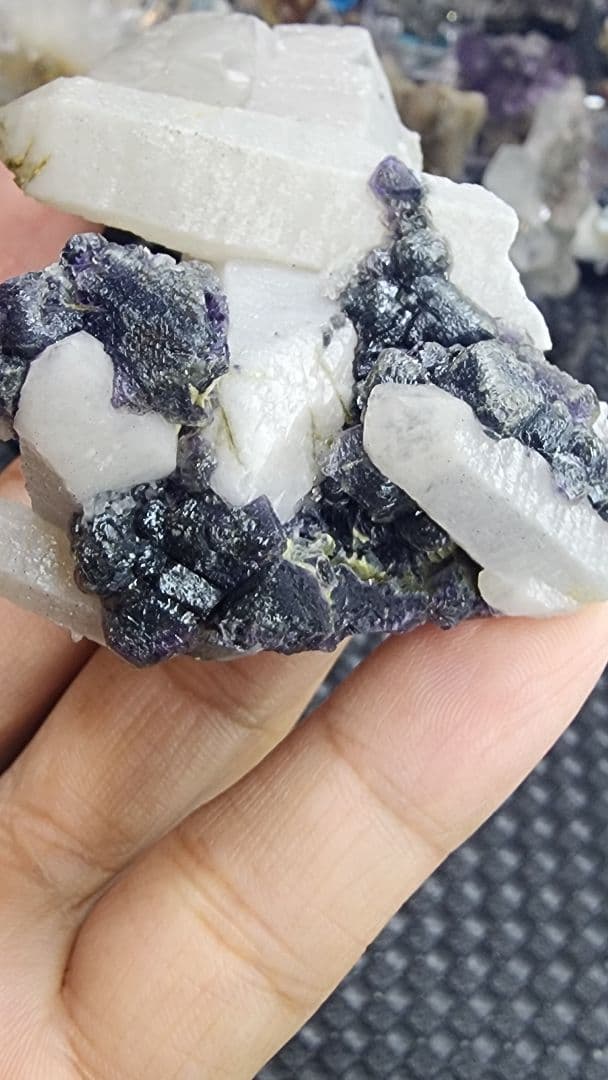 フローライトとセリフォス グリーンクォーツ ☆レア☆クラスター