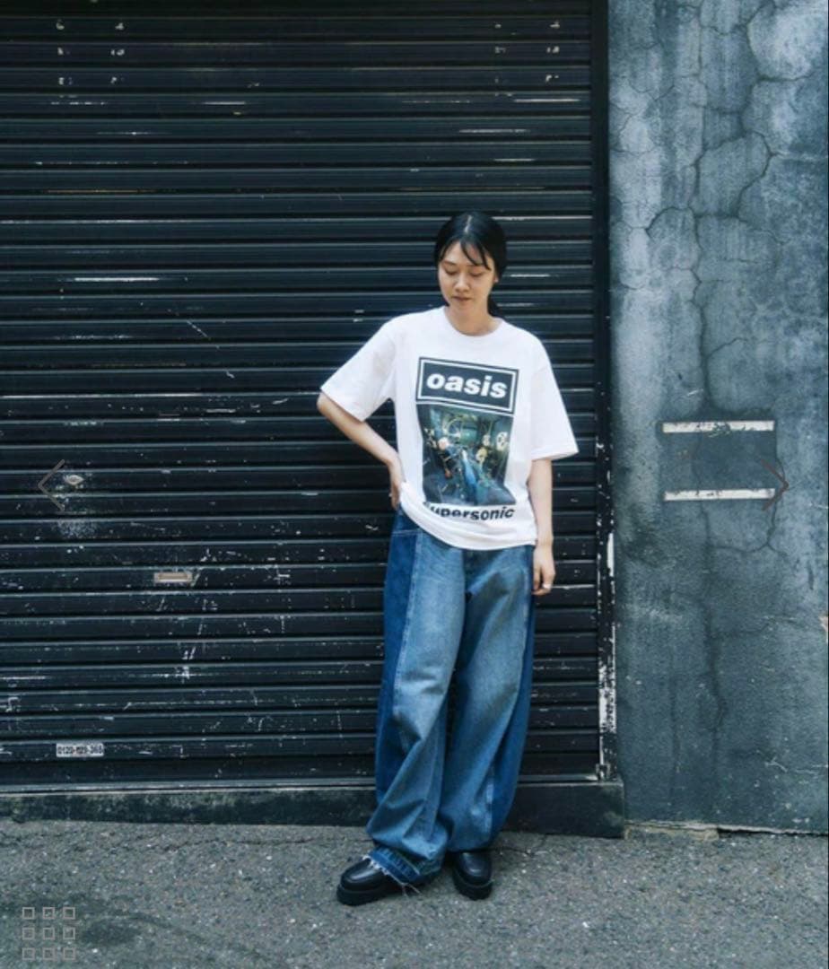 Oasis スーパソニック Tシャツ ホワイト