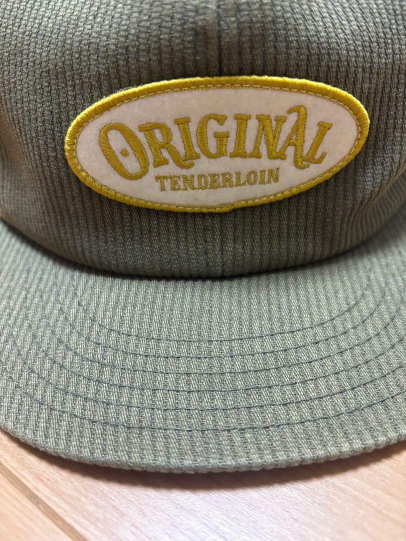 TENDERLOIN オリーブ　コーデュロイ　キャップ