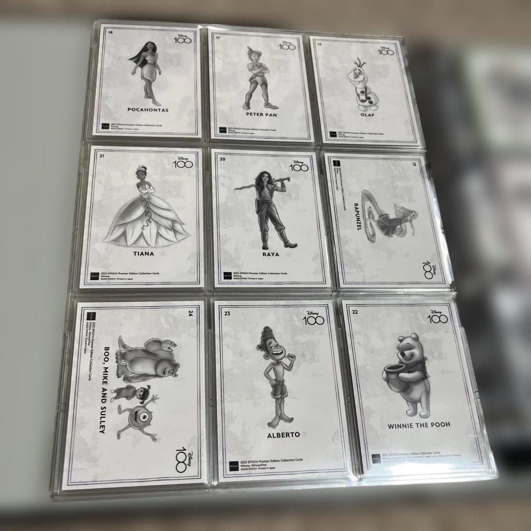 ディズニー100 エポック　Epoch トレーディングカードセット　87枚
