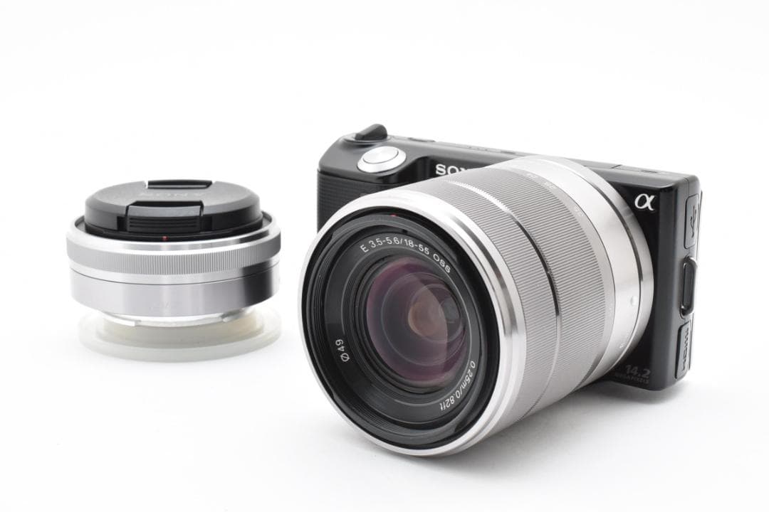 ★美品★ SONY ソニー α NEX-5D ダブルレンズキット A035