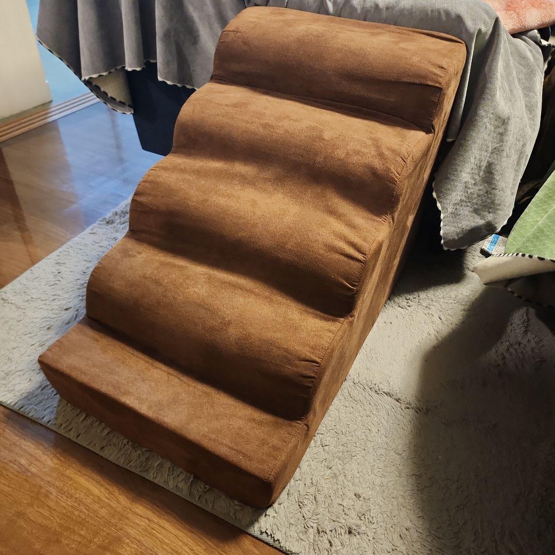 ペット用5段階スロープ　ドックステップ