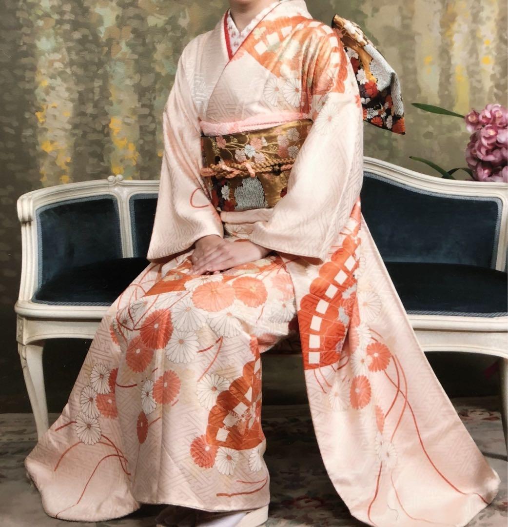 SALE振袖一式　帯あげ、帯締め付き　かんざしと同時購入で割引します