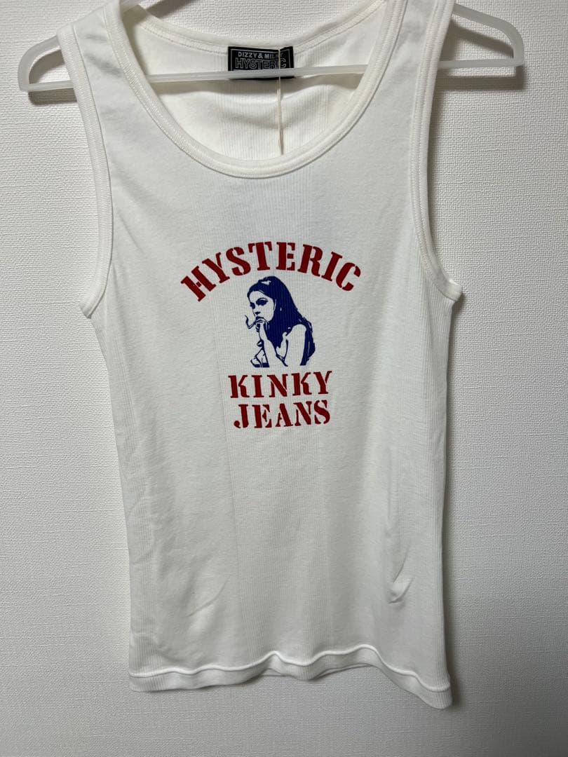 ヒステリックグラマー タンクトップ ホワイト　値引き◯