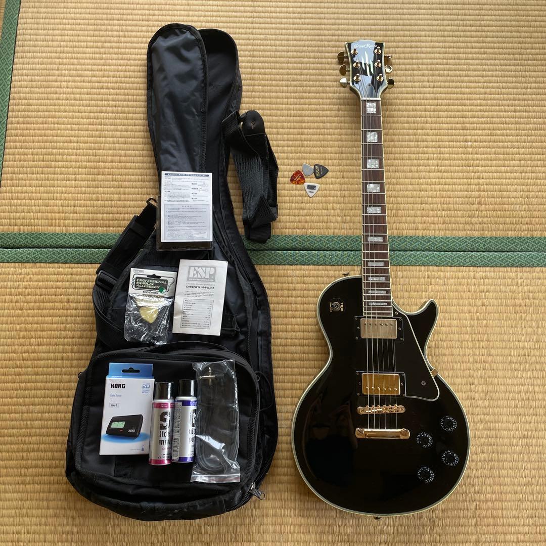 Grass Roots レスポール カスタム ブラック by ESP