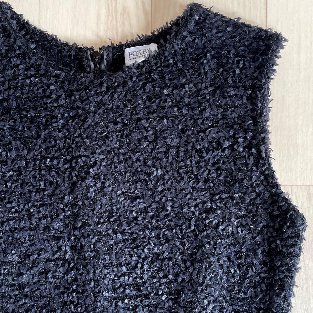 FOXEYファンシーツイード ドレスセットアップ