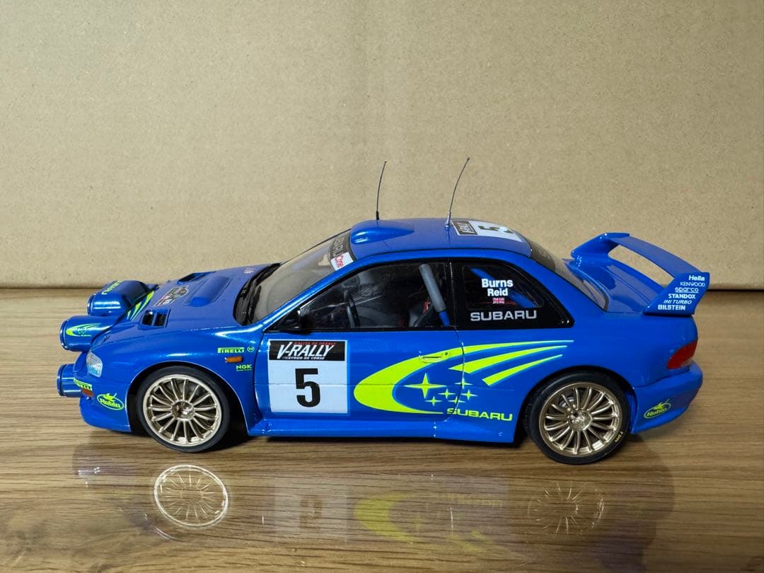 タミヤ 1/24 スバル インプレッサWRC 塗装済み完成品