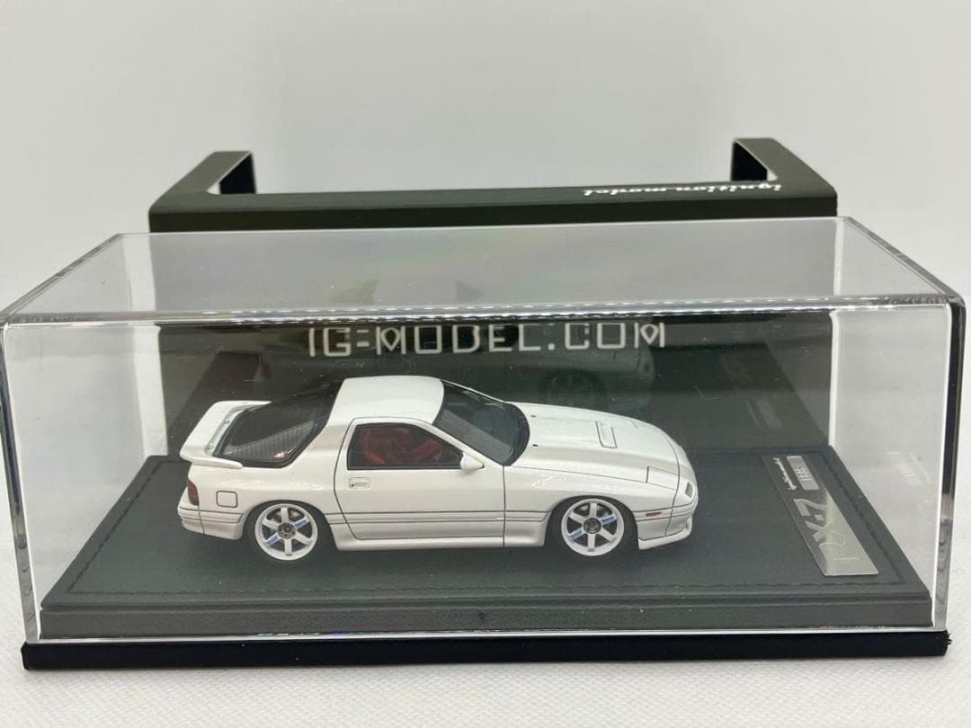 ★マツダ サバンナ RX-7★FC3S★ホワイト★イグニッションモデル★1/43