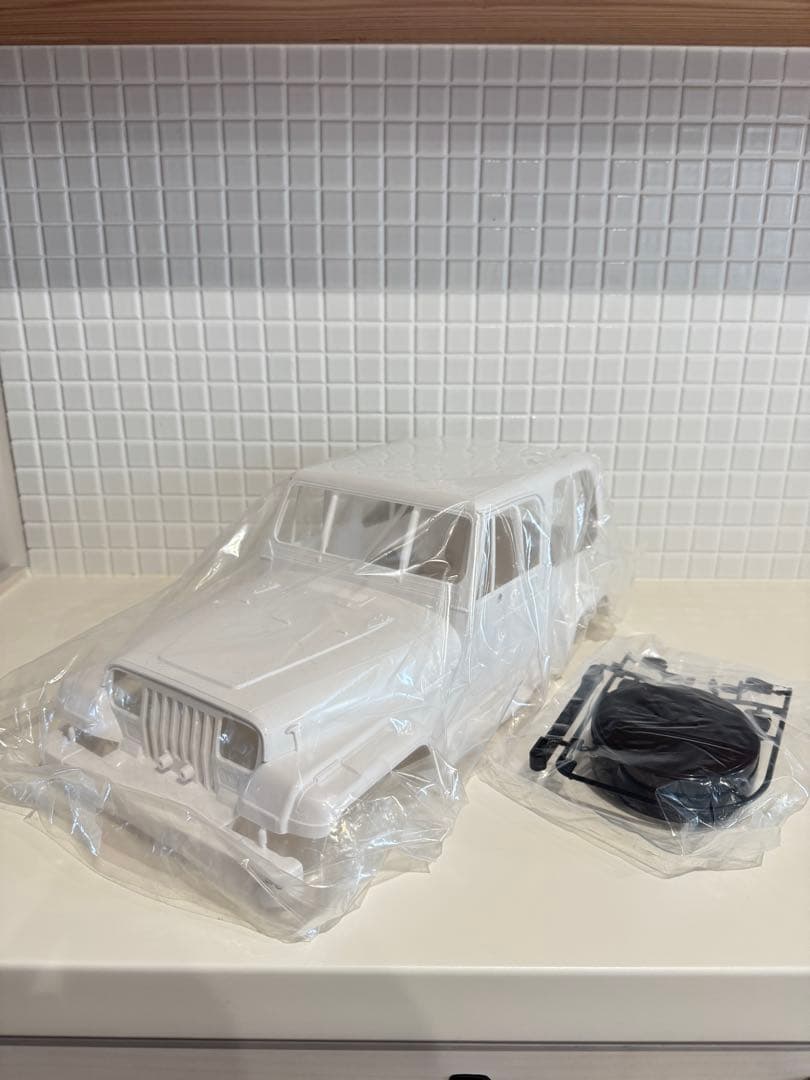 【新品】廃盤 TAMIYA タミヤ ジープ ラングラー ボディ + H・Jパーツ