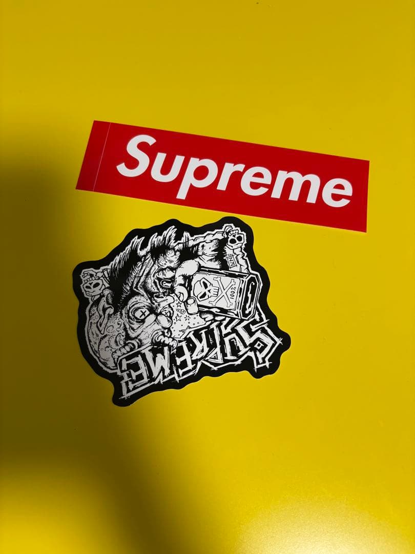 Supreme Playboi Carti Tee 白L ステッカー3枚付き