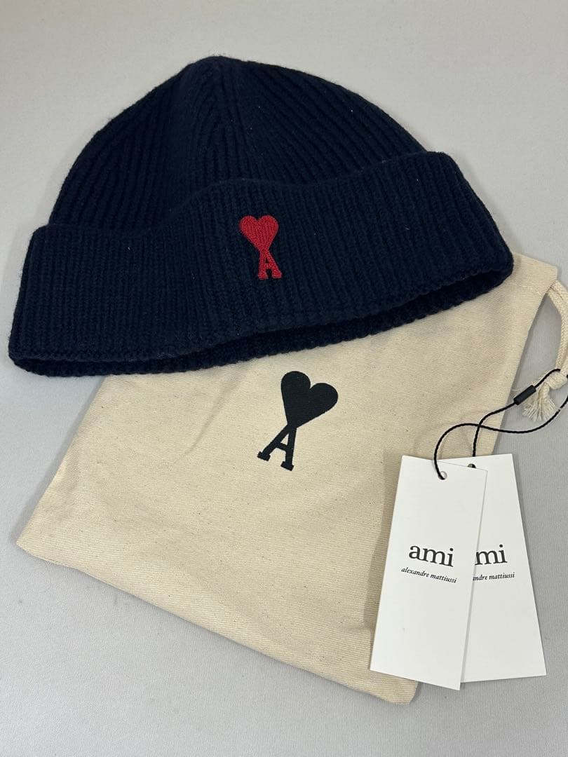 Ami Paris アミ パリス ニット帽 ビーニー