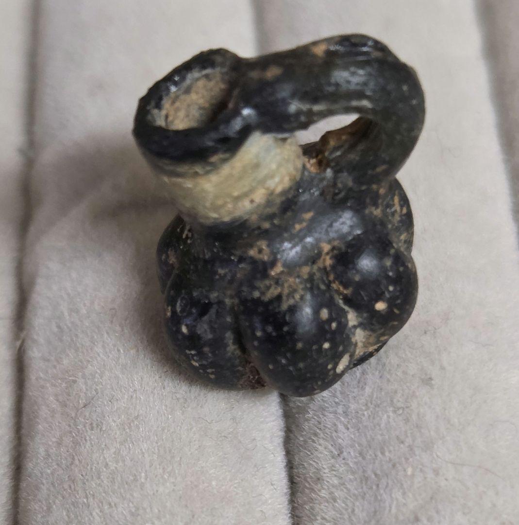 005　ビーズ　トンボ玉　容器玉　小さなガラス壺