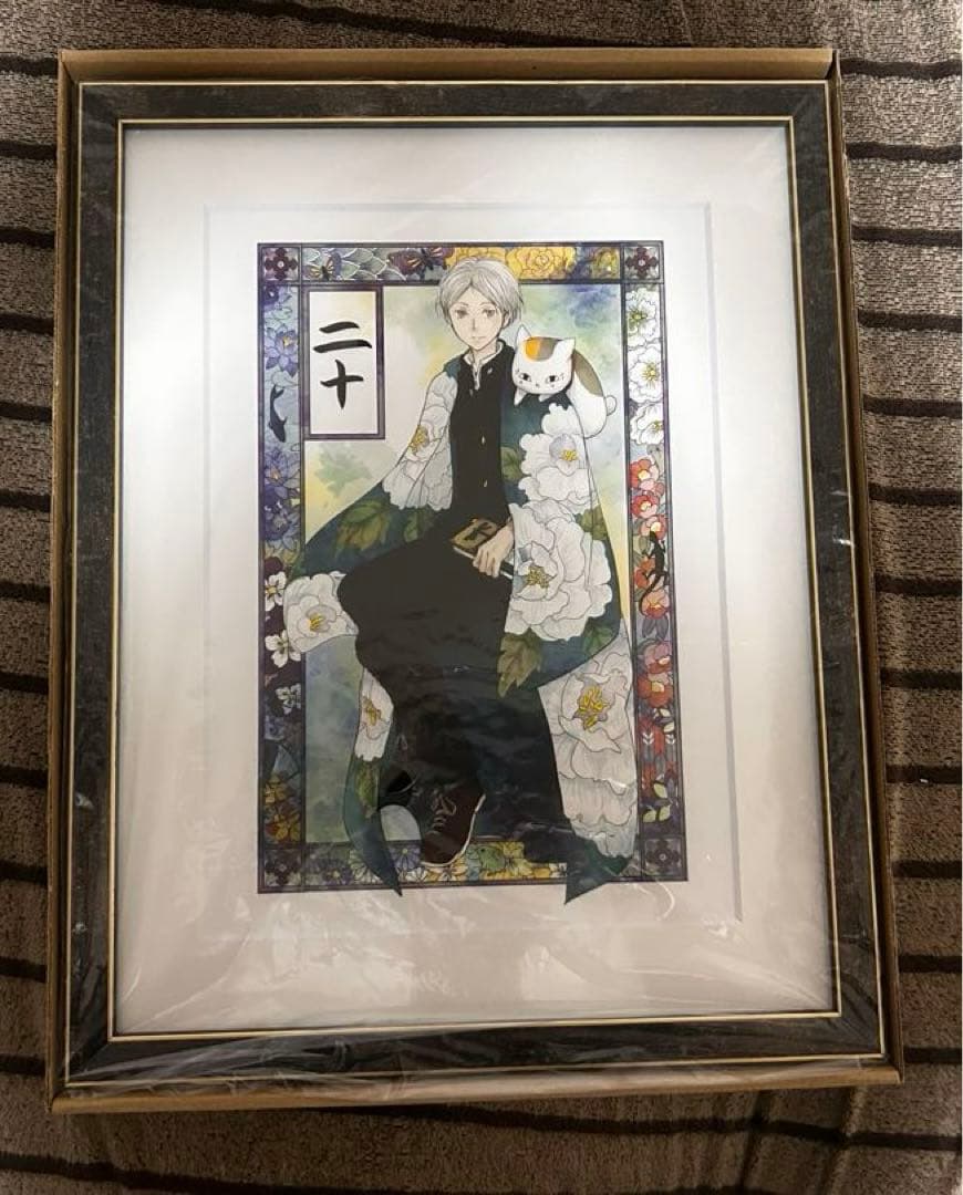 夏目友人帳　原作イラスト　複製原画　受注　夏目貴志　ニャンコ先生　斑