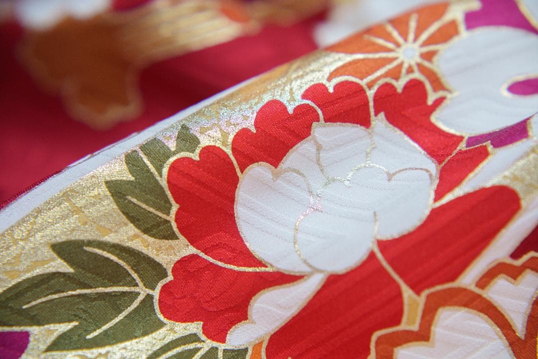 ≪美品≫正絹　振袖9点フルセット【681】【160cm~170cmの方用】