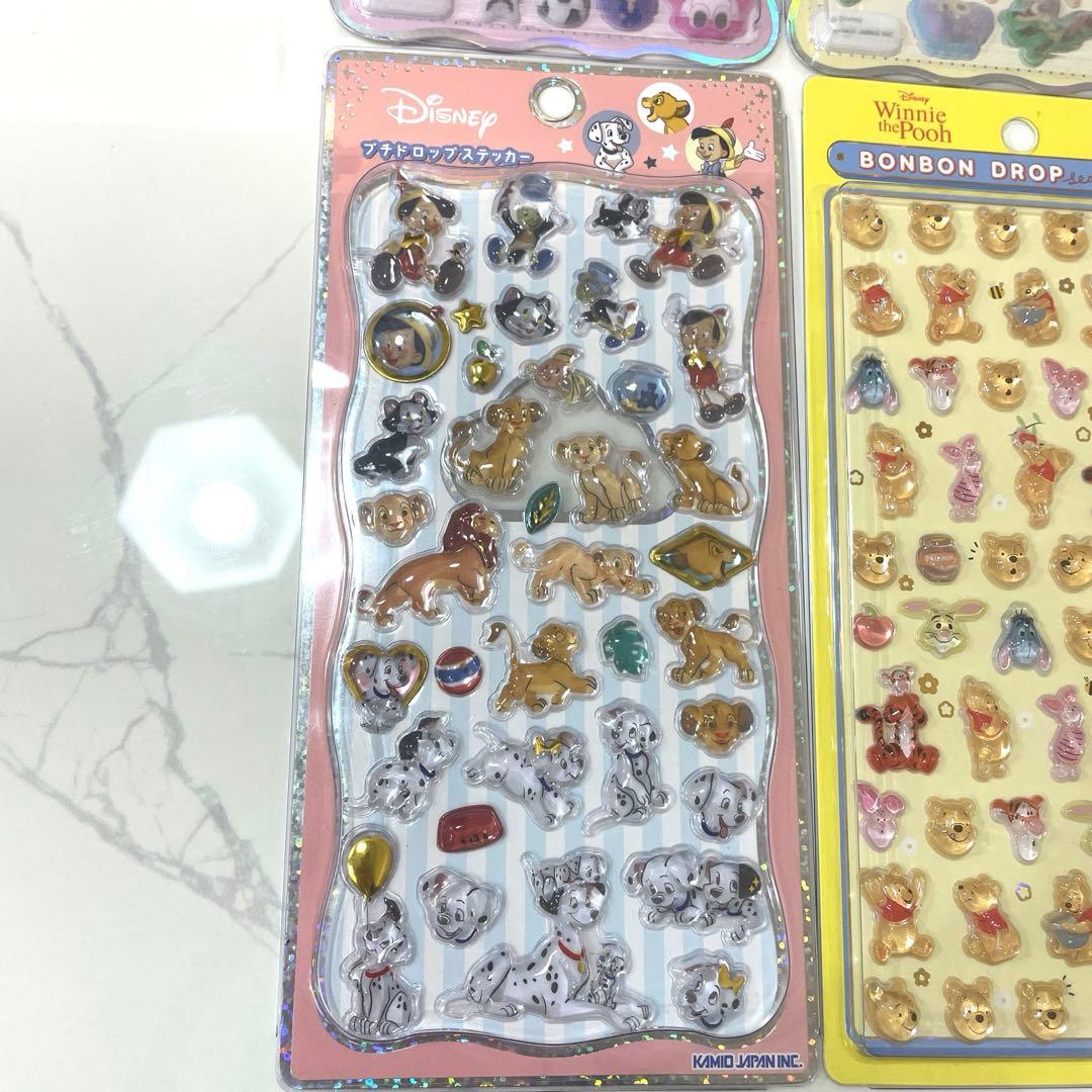 ディズニーボンボンドロップシール6点セット