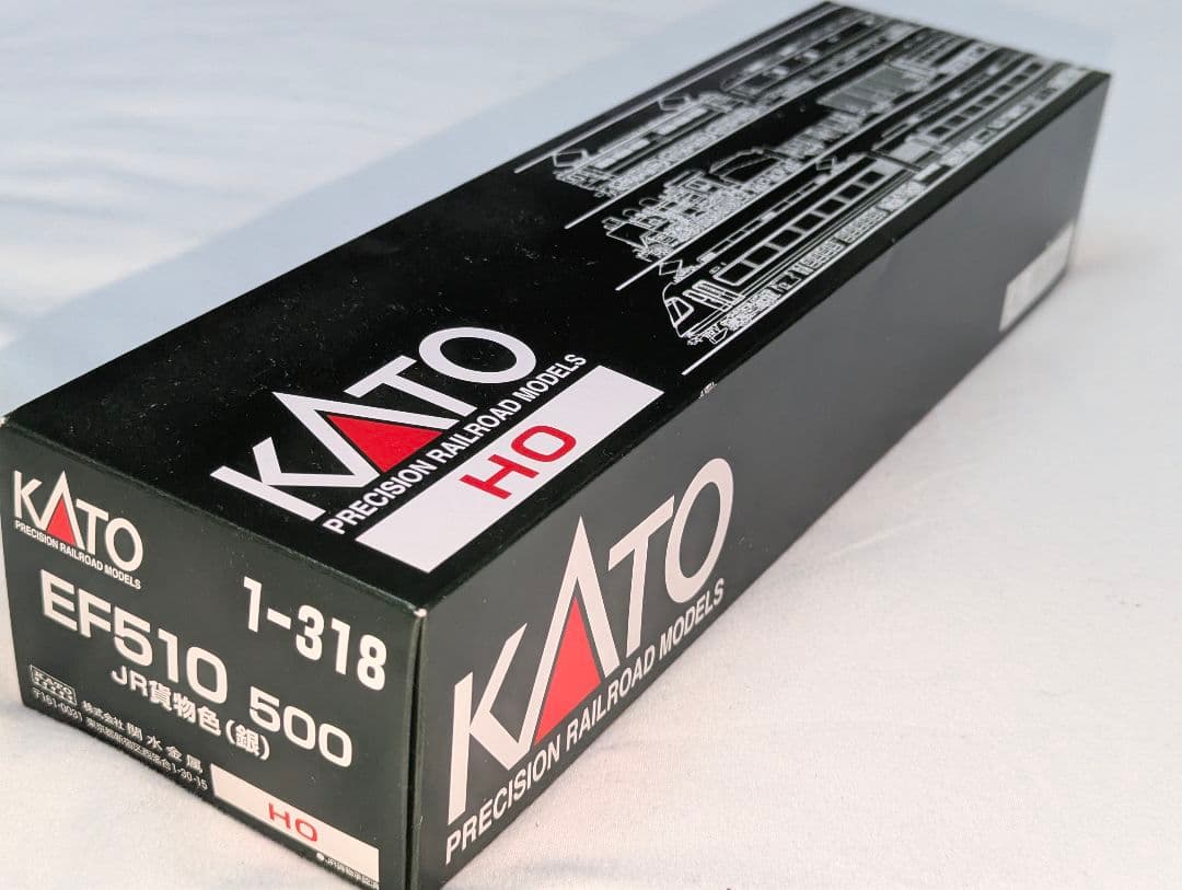 KATO　EF510 500　JR貨物色 銀 【1-318】　HOゲージ　新品
