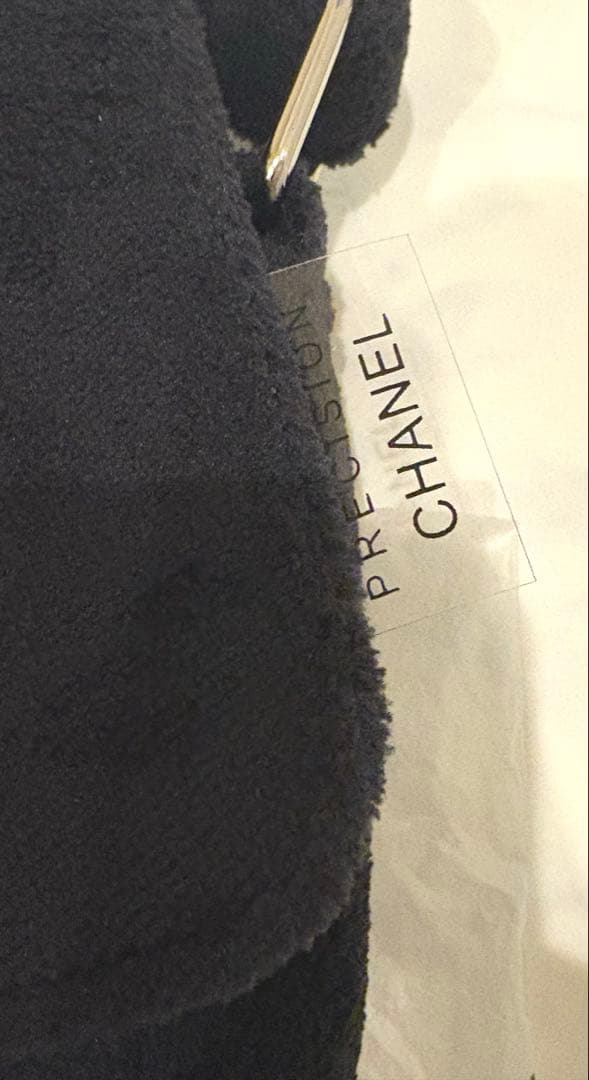 CHANEL ノベルティ　ショルダーバッグ　非売品　ブラック　パイル