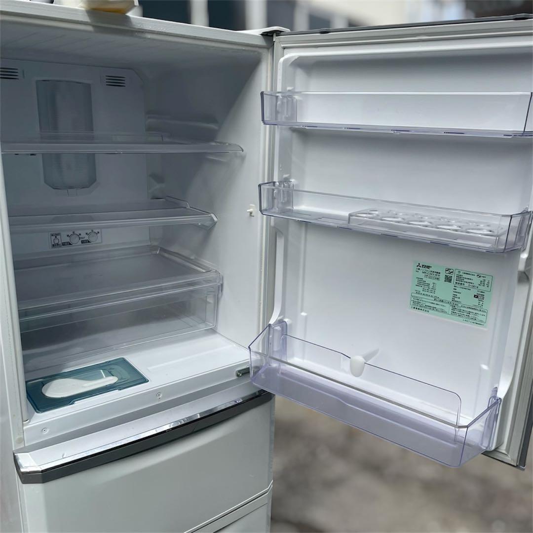 三菱ノンフロン冷凍冷蔵庫　MR-C34Y-W F