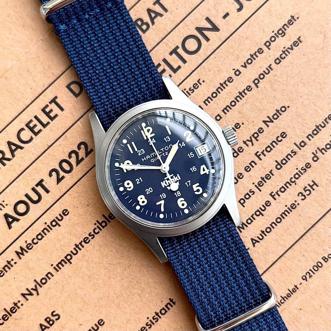 最終値下げ Hamilton Khaki 9797 カーキ ミリタリーウォッチ