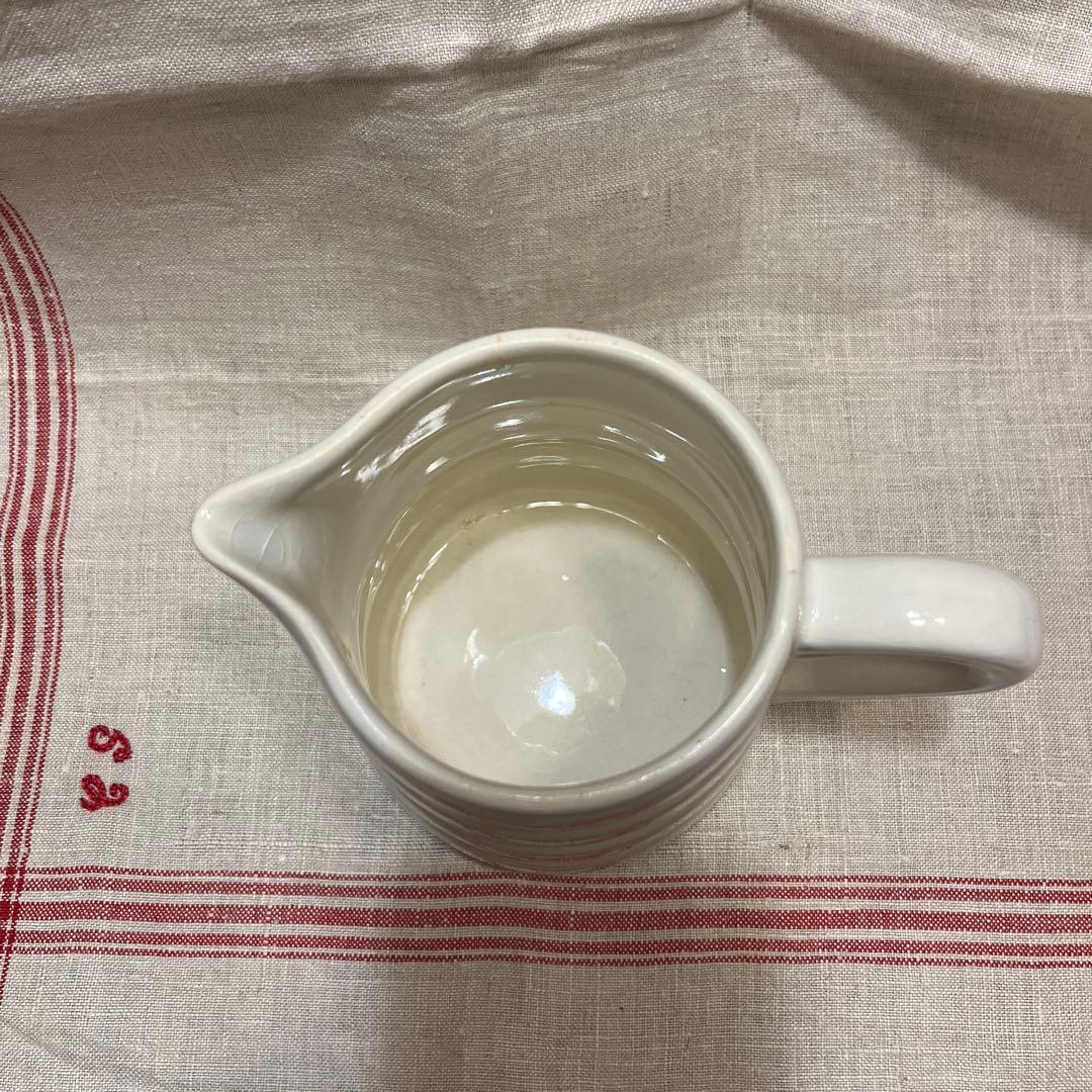 フランスアンティーク　ジアン　白　ジャグ　ピシェ　ピッチャー