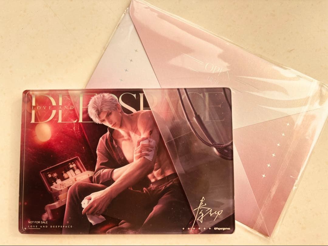 恋と深空 2024 中国限定 VIP 公式ギフト シン　アクリルスタンド 手紙