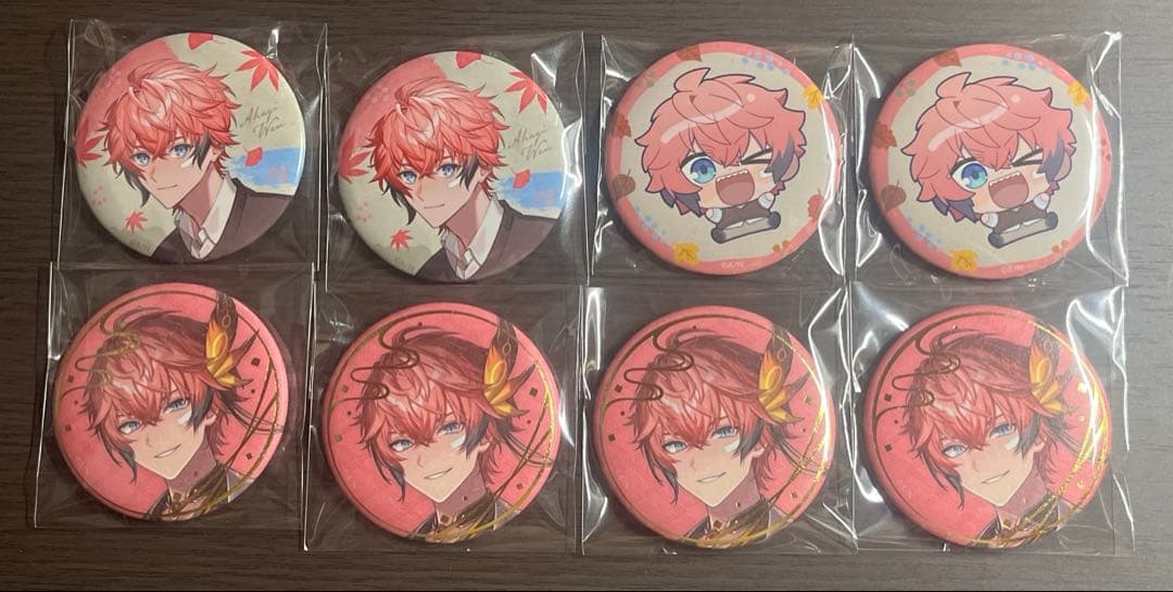 赤城ウェン 缶バッジ にじぬい チェキ風カード 妖怪万化