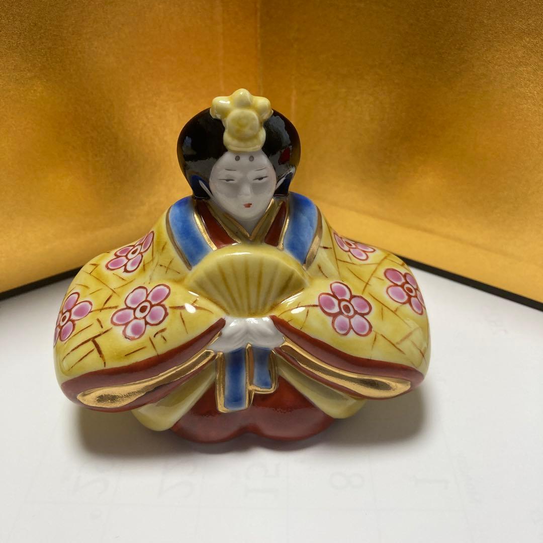 九谷焼3号雛人形とMARTEXタオル