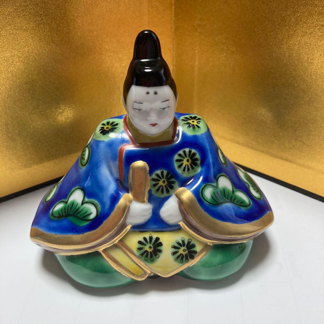 九谷焼3号雛人形とMARTEXタオル