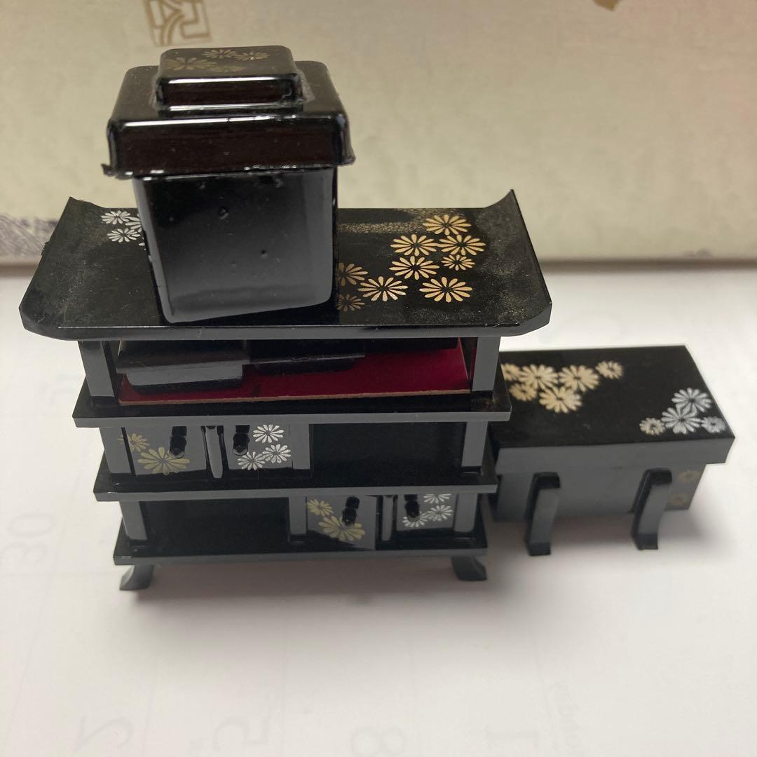 九谷焼3号雛人形とMARTEXタオル