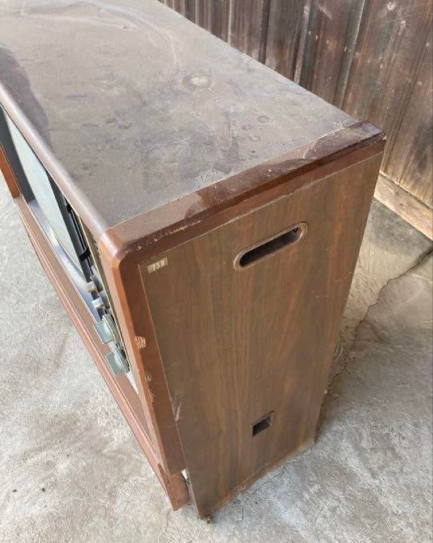 レトロ日立カラーテレビジョンCT-747テレビTV