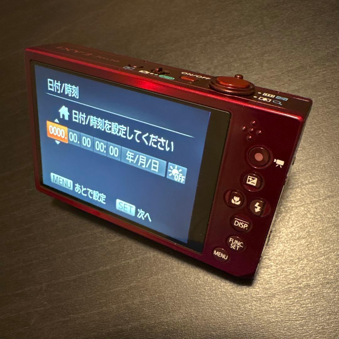 Canon IXY3 PC1736デジタルカメラ レッド